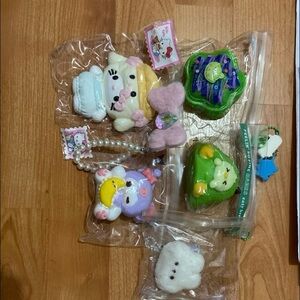 Cute Character Keychains Set